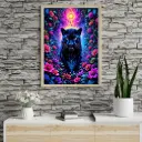 Spirit of the Wild – Psychedelic 'Black Panther' Art Print
