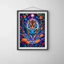 Spirit of the Wild – Psychedelic 'Tiger' Art Print