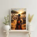 Sunlit Grace : 'Tribal Beauty in the Heart of Africa'