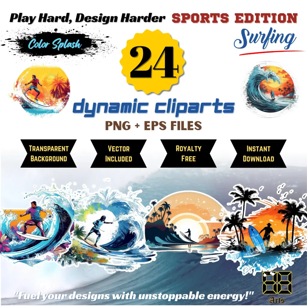 Dynamic Sports Vibes - SURFING EDITION