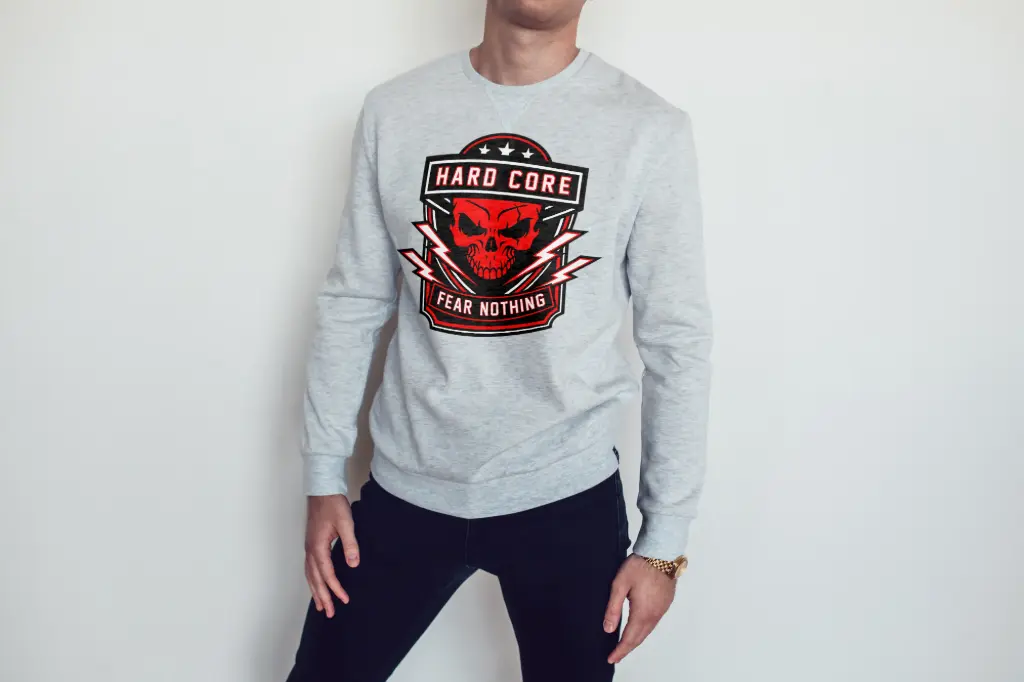 Fear Nothing - Hardcore Skull Emblem