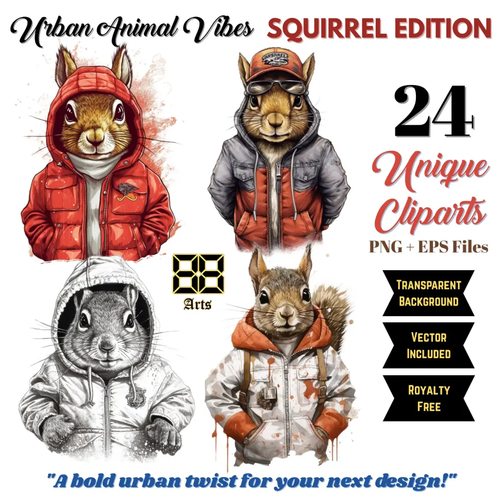Urban Animal Vibes - SQUIRREL EDITION