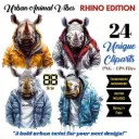 Urban Animal Vibes - RHINO EDITION