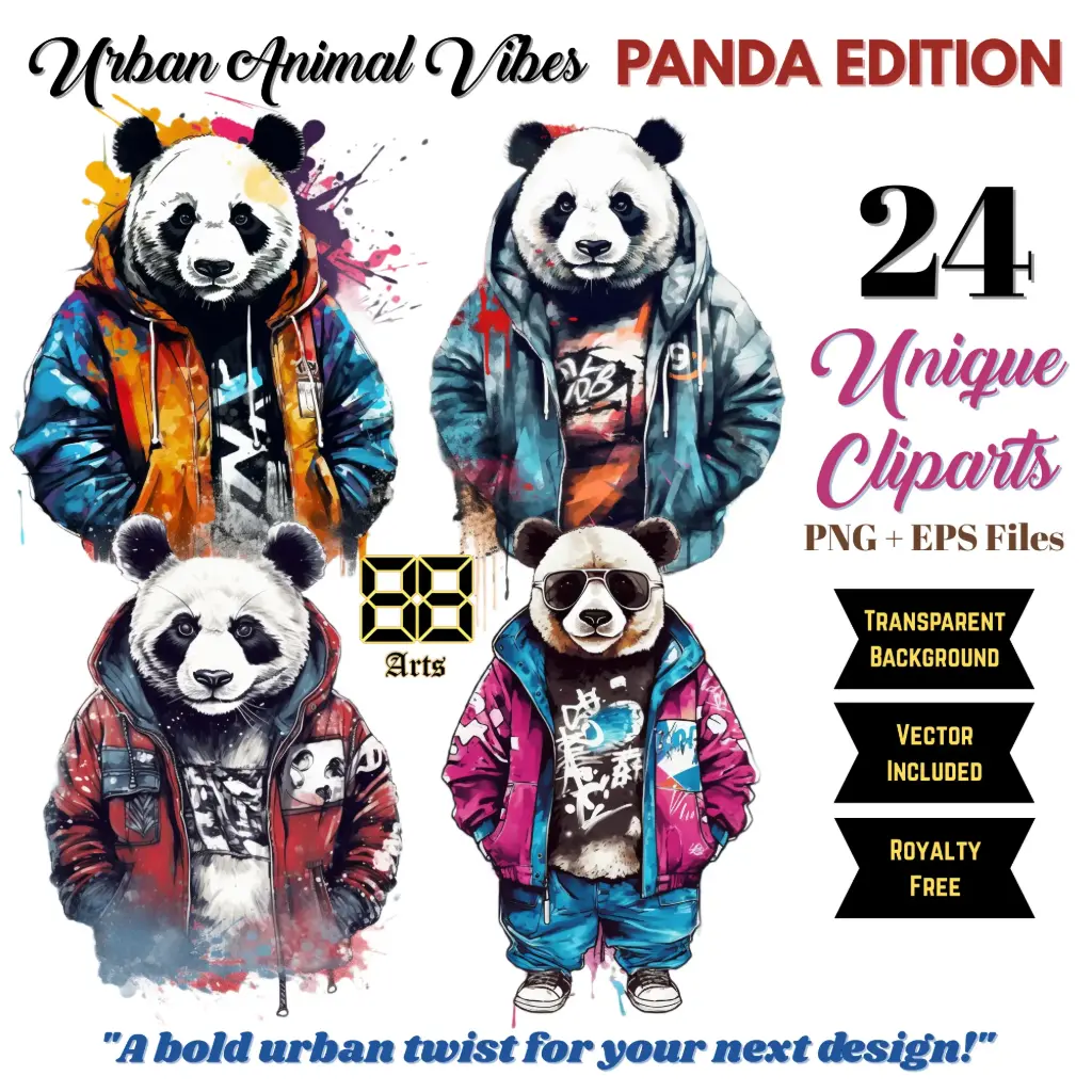 Urban Animal Vibes - PANDA EDITION