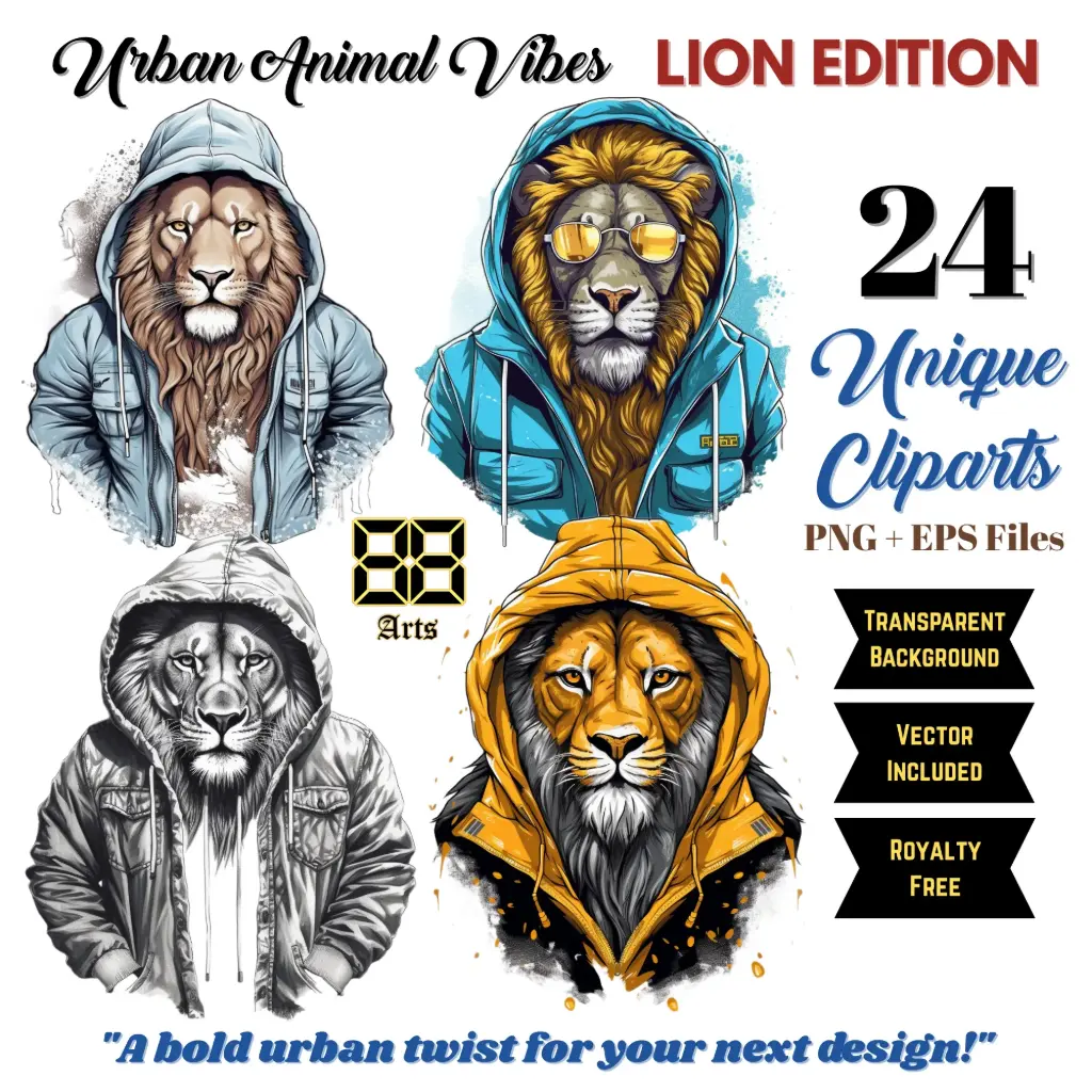 Urban Animal Vibes - LION EDITION