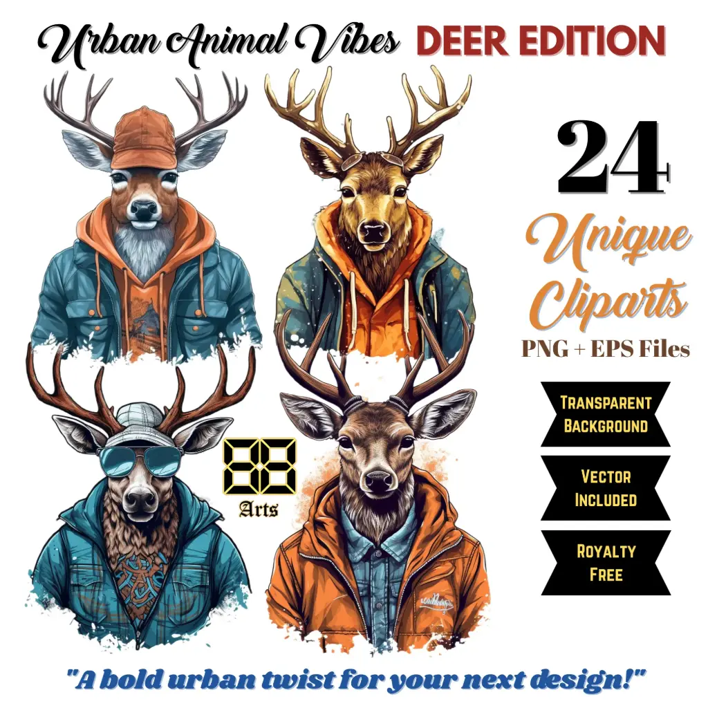 Urban Animal Vibes - DEER EDITION