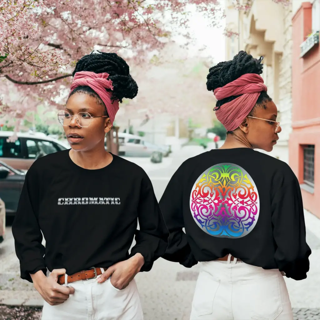 CHROMATIC - Spectrum Shield Tee (Front & Back Print)