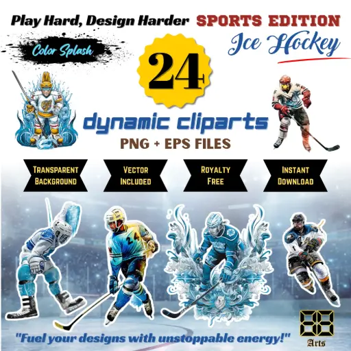 Dynamic Sports Vibes - ICE HOCKEY EDITION