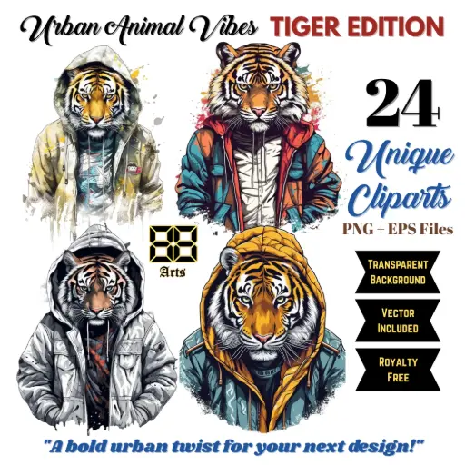Urban Animal Vibes - TIGER EDITION
