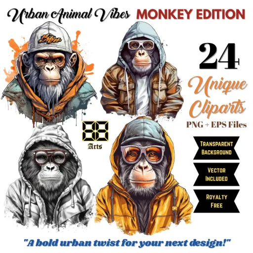 Urban Animal Vibes - MONKEY EDITION