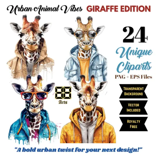 Urban Animal Vibes - GIRAFFE EDITION