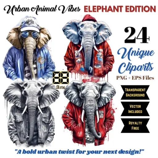 Urban Animal Vibes - ELEPHANT EDITION