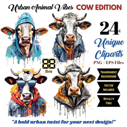 Urban Animal Vibes - COW EDITION