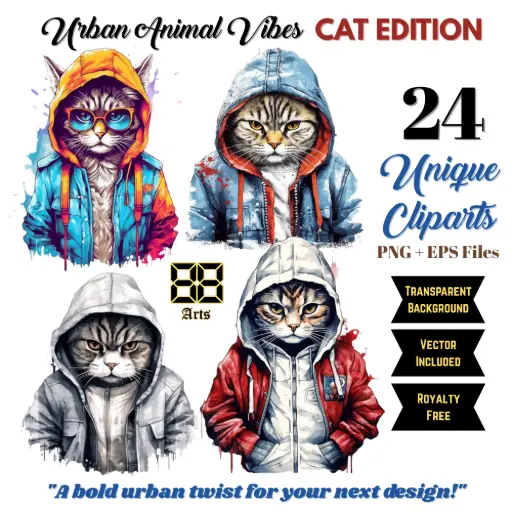 Urban Animal Vibes - CAT EDITION