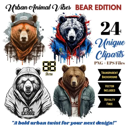 Urban Animal Vibes - BEAR EDITION
