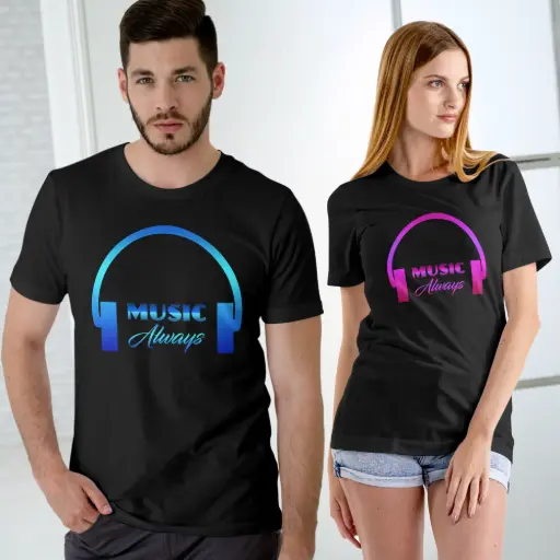 Music Always - Blue & Pink